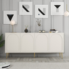 Hanah Home Komoda Lyon 80 180x80x35cm Krem-Zlatna
