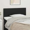 Vidaxl vidaXL Vzglavje za posteljo, črno, 80x5x78/88 cm, umetno usnje