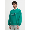 Bombažen pulover Pepe Jeans TALBOT CREW moški, zelena barva, PM582847