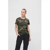 Womens T-shirt speckled/camouflage