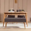 HANAH HOME Trpezarijski set Vina 0701 3 AnthraciteAtlantic
