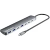 USB HUB MANHATTAN, 7-portni USB 3.2 Gen2, 3xUSB-A, 4xUSB-C, sivi