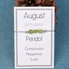 Zapestnica z mesečnim kamnom - Avgust / Peridot KP38763