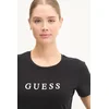 Kratka majica Guess NEW CARRIE ženska, črna barva, O5RI01 KBBU1
