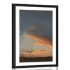 Plakat s paspartujem čarobna noč v naravi - 20x30 silver
