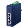 Planet IECJ-300 Industrial 3-Port EtherCAT Junction Slave (-40~75 degrees C, dual 9~48V DC, 1 x 100TX RJ45 IN, 2 x 100TX RJ45 OUT,  BECKHOFF EtherCAT conformance test tool verified)