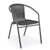Baštenska stolica Ripley 53x58x73x42cm crna Bizzotto