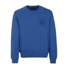 ARMANI Majica Emporio Armani Pullover modra