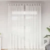 Voile zavjese s petljama 2 kom bijele 140x260 cm
