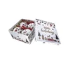 Novogodišnje kugle 7.5cm u ukrasnoj kutiji set 4/1
