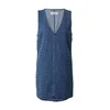 EDITED Obleka Xristina modra/moder denim