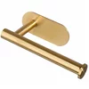 aptel Inox samolepilno 3M držalo za WC papir 17cm zlato
