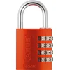 Abus 145/40 obešanka na številke oranžna