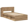 Posteljna konstrukcija s prostorom za shranjevanje 100 x 200 cm