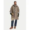 Weekend Max Mara Volneni plašč Latino 2625016032 Rjava Regular Fit