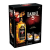Label 5 Viski + 2 čaše, 0.7l