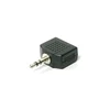 Avdio razdelilnik, Jack 3,5 mm moški na 2x Jack 3,5 mm ženski - stereo, črn, razprodaja