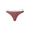 Tommy Hilfiger Underwear Tangice čokolada/rdeča/črna/bela