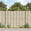 Vrtni zaslon za privatnost PVC 70 x 0,19 m krem