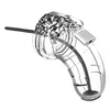 Shots ManCage Model 15 Chastity 3.5 Cage with Silicone Urethal Sounding