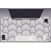 Decormat Podloga za pisalno mizo Sea shells 90x45 cm