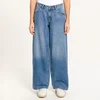 Cropp - Boyfriend loose farmerke - PLAVA