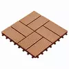 vidaXL Tla za teraso 11 pcs Tikovina 30 x 30 cm WPC