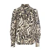 Dea Kudibal Bluza Keiladea  ecru/zlata/črna