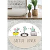 LEssentiel Maison Kupatilski otirač Pink Cactus, 80cm, Šareni