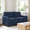 Vidaxl Kavč Temno modra 156 x 81 x 87,5 cm Poliester