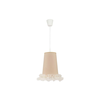 Duolla - Dečiji luster na sajli BALLET 1xE27/40W/230V prečnik 21 cm bež