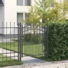 Vrata ograde s bodljama EMMEN 125 x 100 cm