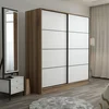 Hanah Home Kale 3168 Garderober, 180x190x52cm, Belo-smeđi