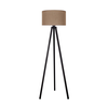 Duolla - Stojeća lampa 1xE27/60W/230V, prečnik 44 cm, braon/wenge