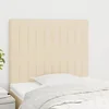 Vidaxl vidaXL Vzglavja za posteljo, 2 kosa, kremna, 80x5x78/88 cm, blago