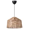 KAPPELAND / HAVSDJUP Visilica, crna/ratan, 45 cm