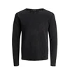 JACK & JONES Pulover, črna