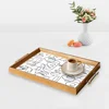 Aberto Design Poslužavnik TPEA9809 50 x 29 x 3.5 cm, Šareni