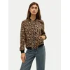 VERO MODA Prehodna jakna VMCOCO  konjak / kapučino / črna