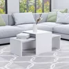Vidaxl Komplet klubskih mizic 100x48x40 cm iverna plošča