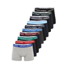 JACK & JONES Boksarice JACSOLID mornarska/pegasto siva/črna/pegasto črna