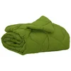 Vidaxl Poletna odeja Zelena 200 x 140 cm Mikrovlakna