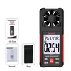 KJB Ročni anemometer GD155 z merjenjem temperature in vlage, 0,7–30 m/s