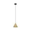 EGLO Viseća lampa NARICES E27 22 cm crna/mesing 99591
