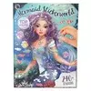 Top Model Velký kreativní sešit Mermaid Stickerworld , 240+ samolepek