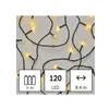 LED spoljni niz lampica 120xLED/3xAA 8,9m IP44 topla bela