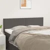 Uzglavlja siva 144x5x78/88 cm od umjetne kože