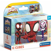 Clementoni Spidey in njegovi čudoviti prijatelji slikajo kocke, 6 kock