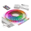 SET 1x DIGITAL RGBW LED traka 9,6W/230V 3 m + 3x ugradni profil 1 m + daljinski upravljač