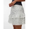 Vero Moda Mini krilo Trine 10342736 Bela Regular Fit